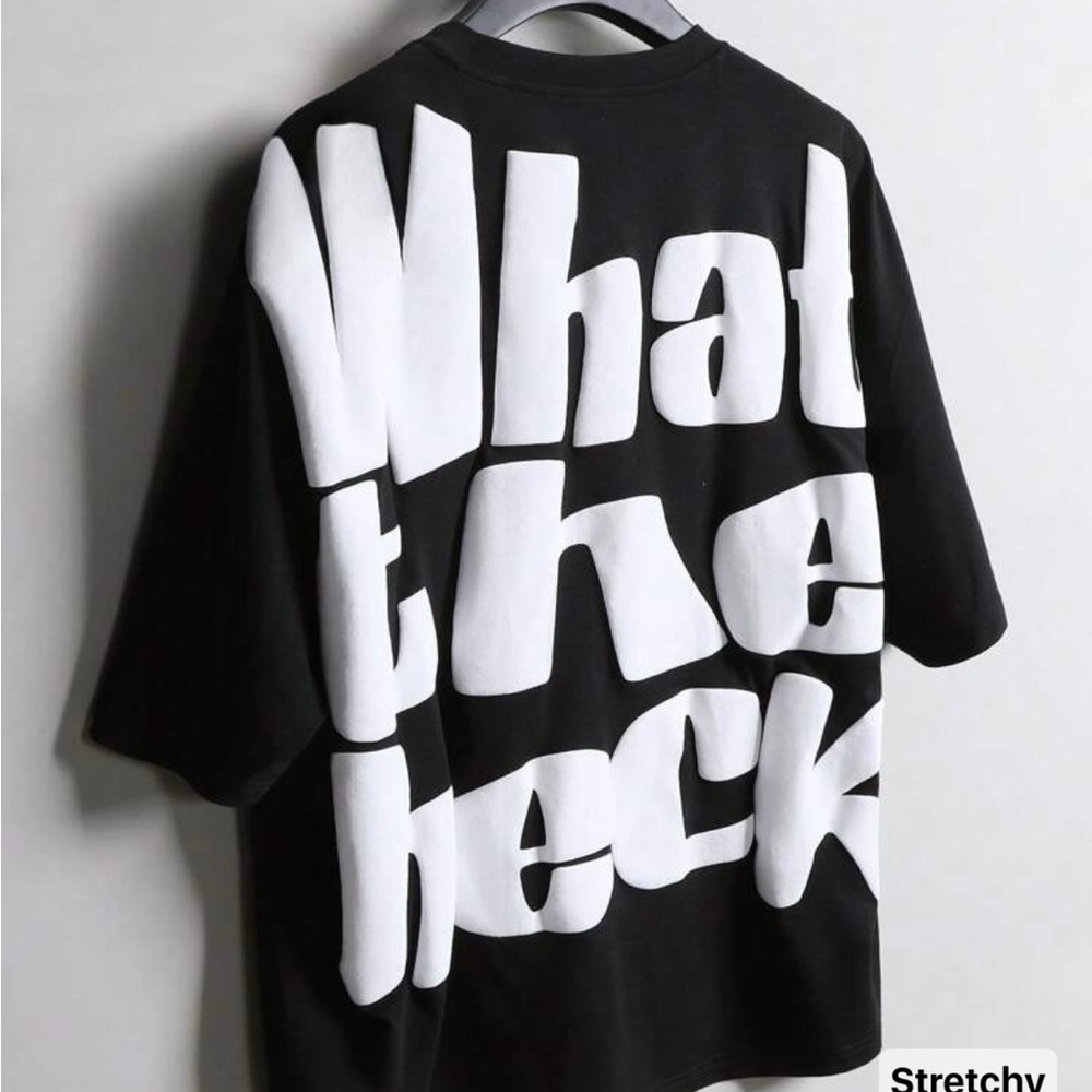 Black and White Graphic Men's T-Shirt